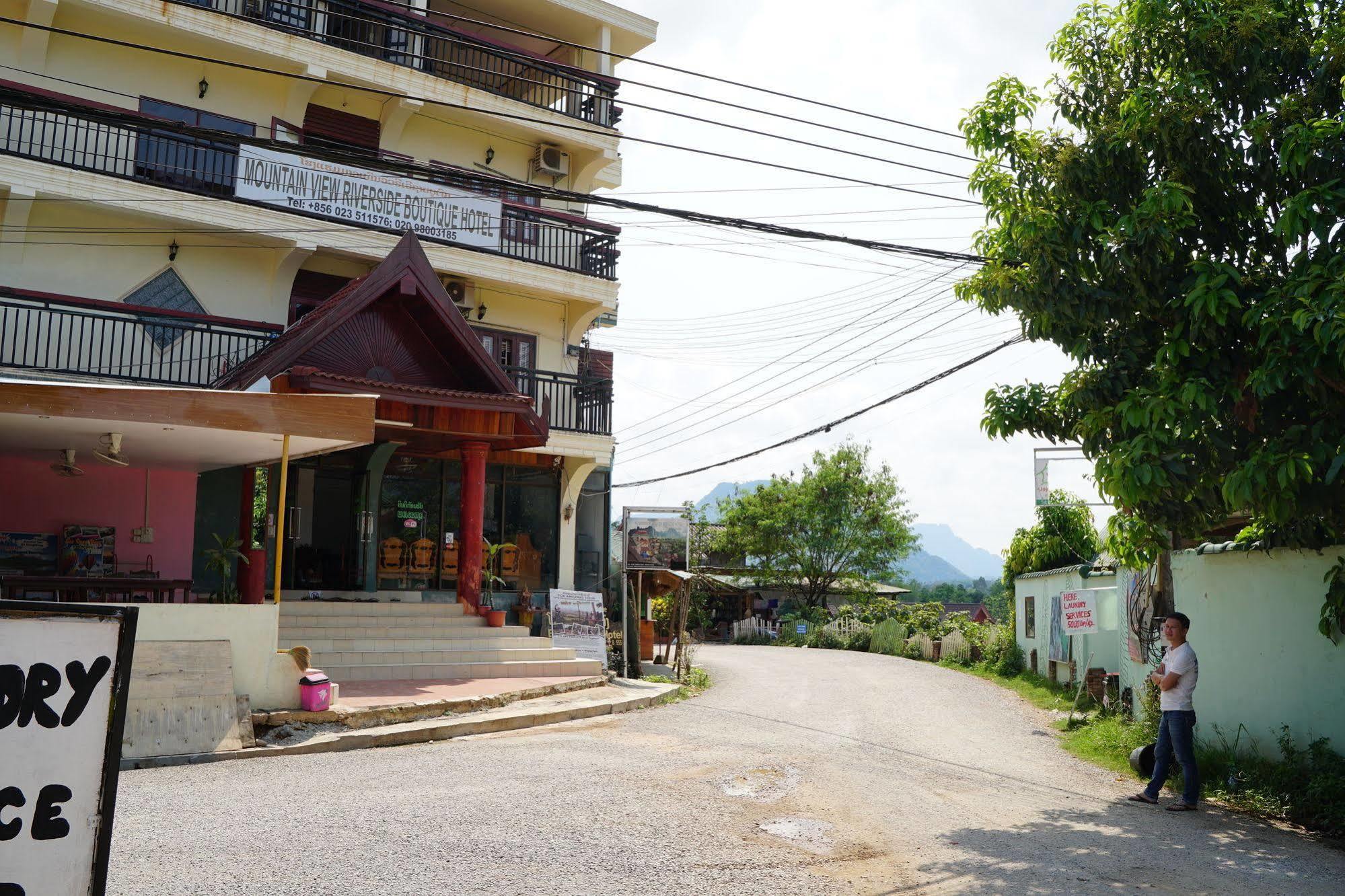 Mountainview Riverside Boutique Hotel Ванг-Виенг Экстерьер фото